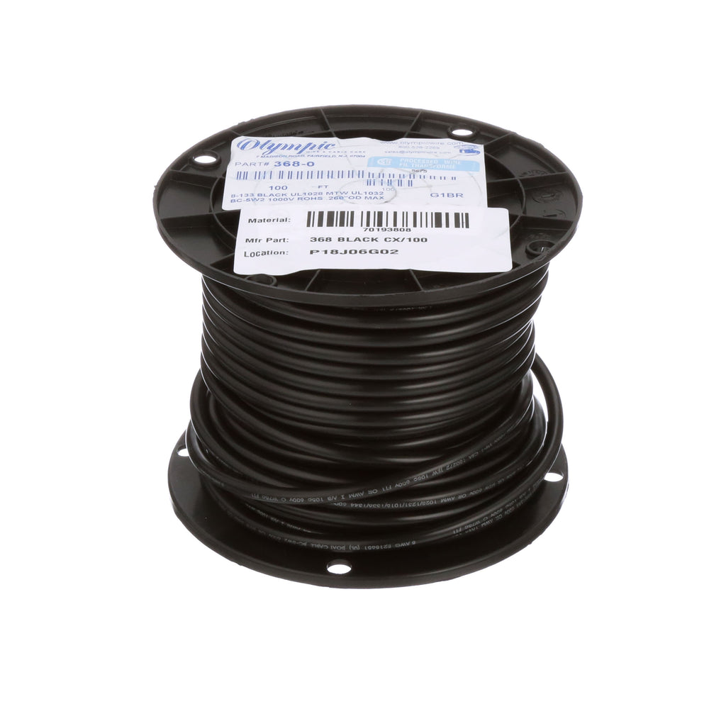 Olympic Wire and Cable Corp. 368 BLACK CX/100