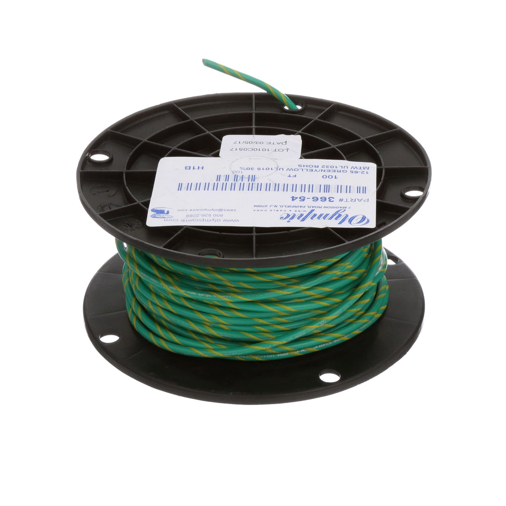 Olympic Wire and Cable Corp. 366 GRN/YEL CX/100