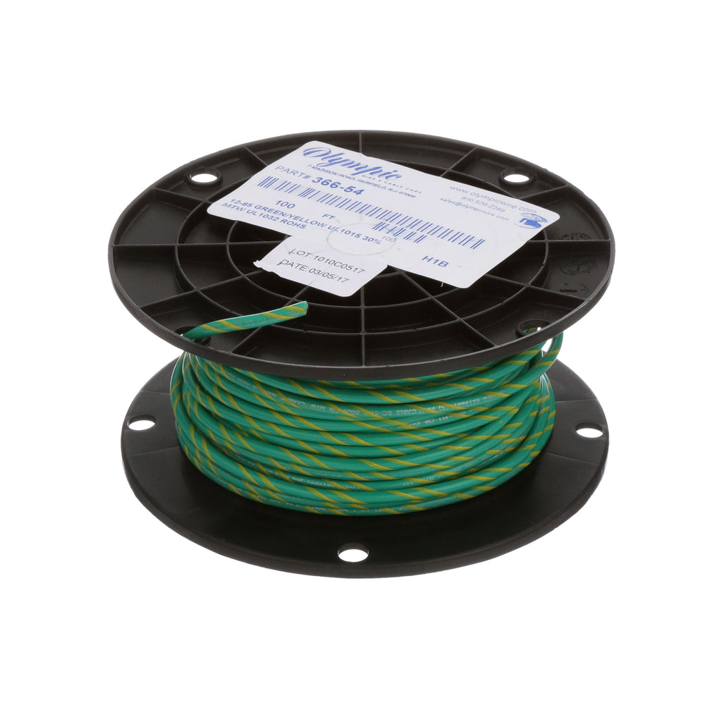 Olympic Wire and Cable Corp. 366 GRN/YEL CX/100