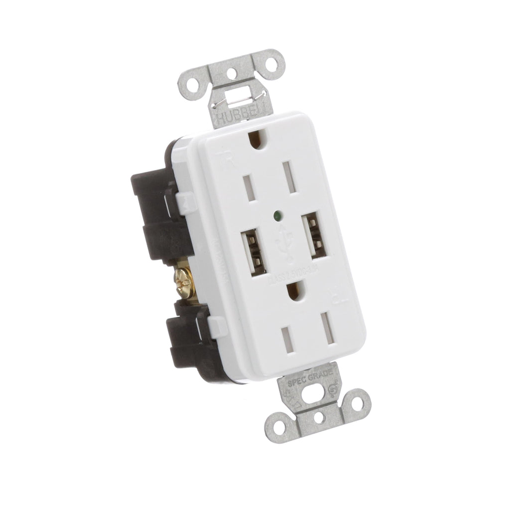 Hubbell Wiring Device-Kellems USB15X2W