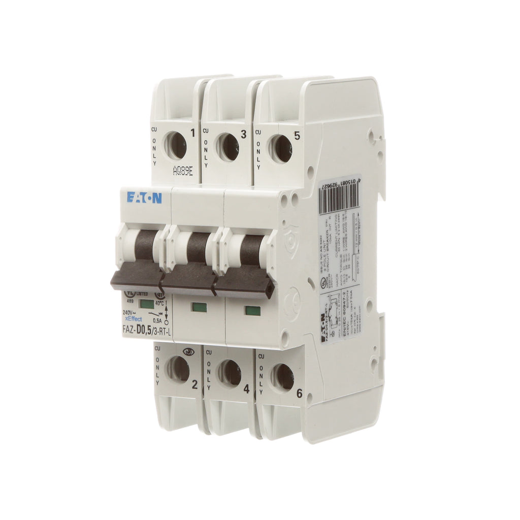 Eaton - Cutler Hammer FAZ-D0.5/3-RT-L